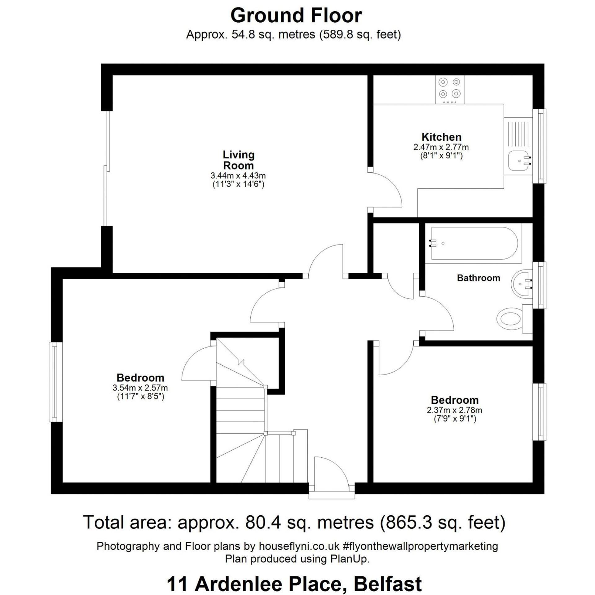 Ardenlee - Stylish 3 Bed Apt Close To City, Parking And Wifi 贝尔法斯特 外观 照片